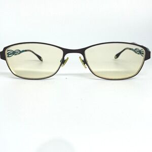FYSH UK Urban Eyewear 3527 613 Teal‎ Burgundy Oval Eyeglass Frames 55-18 21605